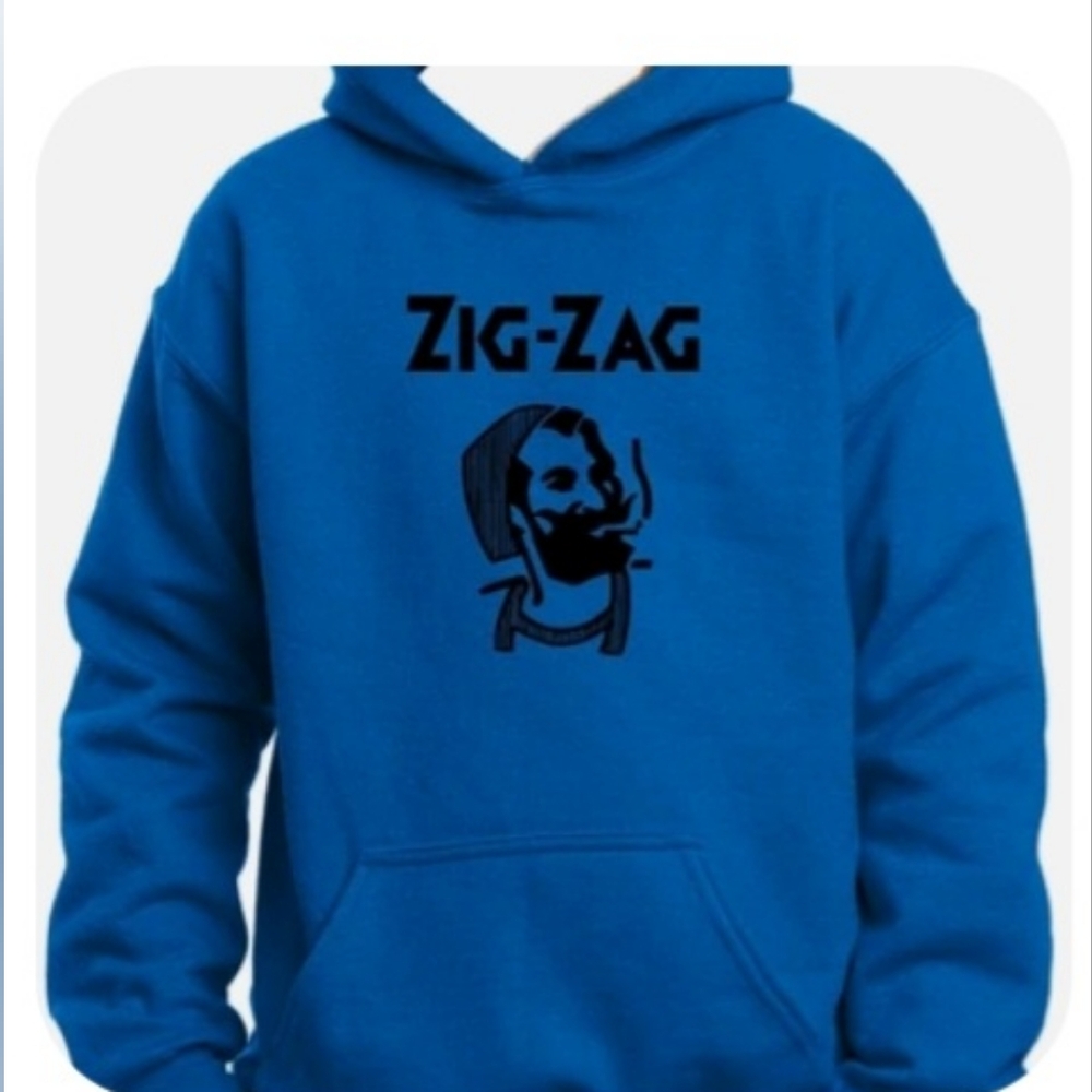 Gildan Blue Graphic Men's Hoodie